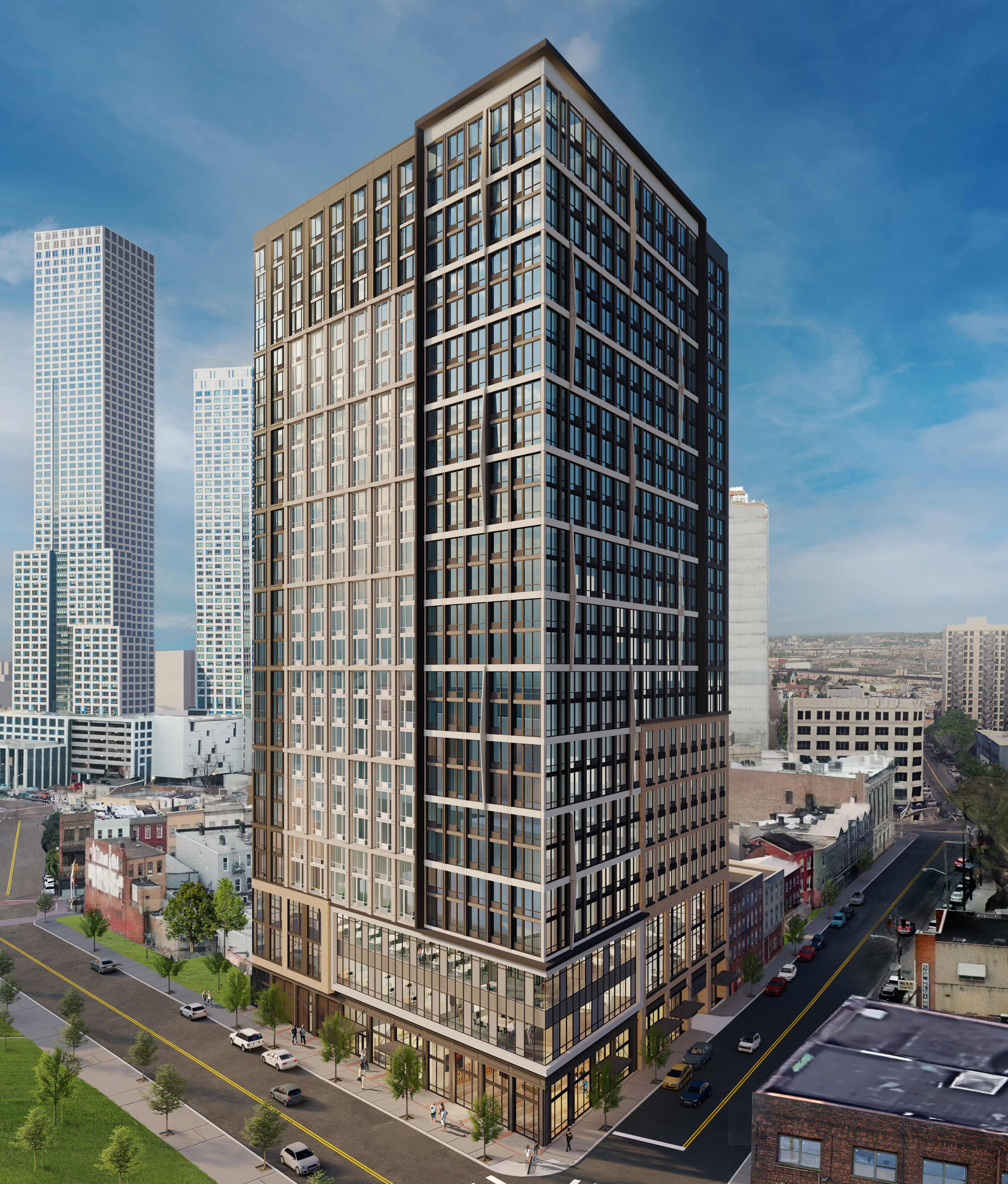 584-Unit Mixed-Use Tower Approved for 415-417 Hoboken Ave in Jersey City